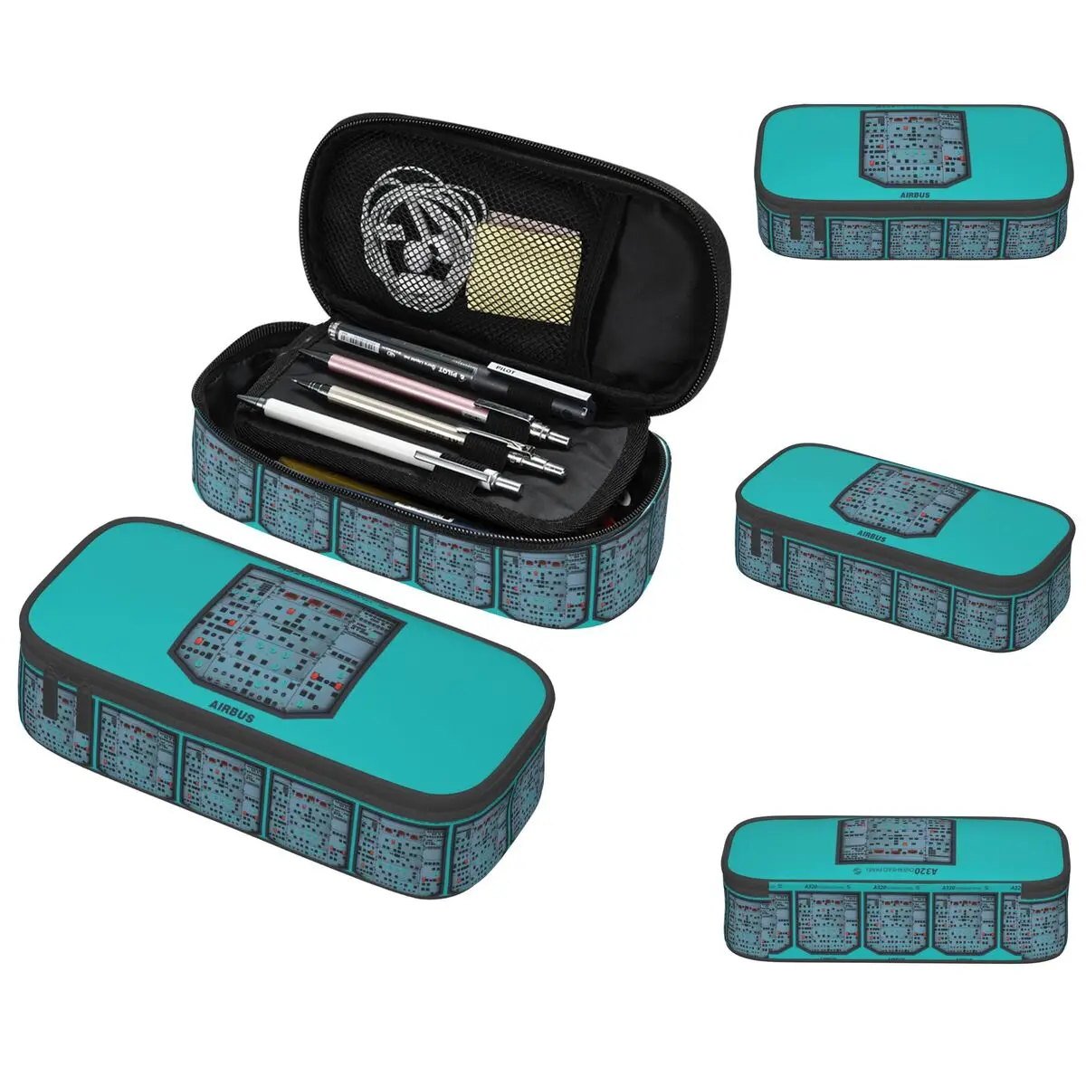 

AIRBUS A320 OVERHEAD PANEL Pencil Case for Students Gifts Pen Box Pencil Bag Stationery Supplies Pen Holder Bag