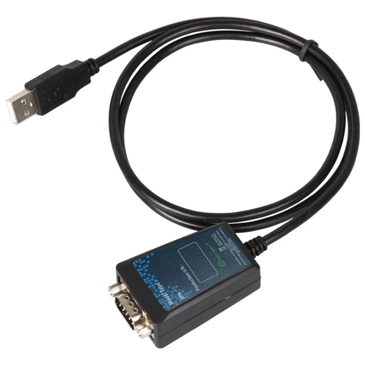 A49T USB 2.0 para Serial -232 DB9 9Pin Adaptador Conversor Cabo Chipset USB para RS232 SUPORTE WIN10 Comprimento 1M