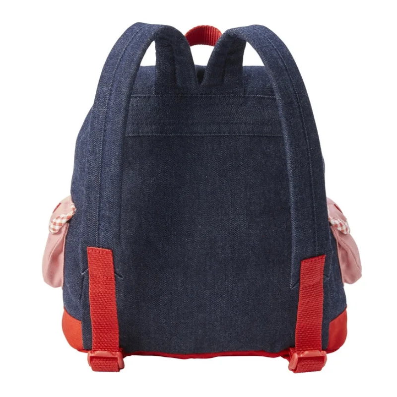 어린이 학교 가방 일본 소녀 만화 카우보이 토끼 꽃 자수 배낭 유치원 다시