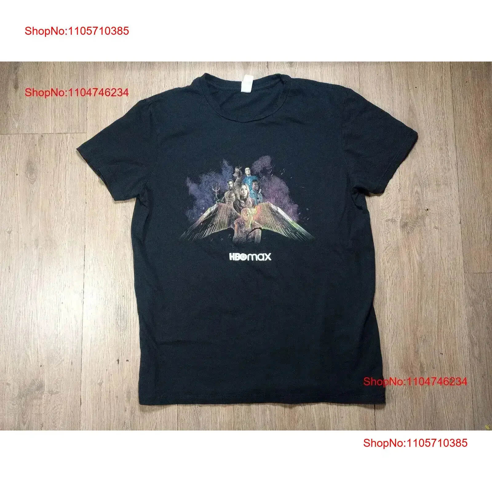 Men s HBO Max 2021 World Tour Promotional Black T Shirt medium vintage Washed Stylish designer clothes Breathable Comfortable