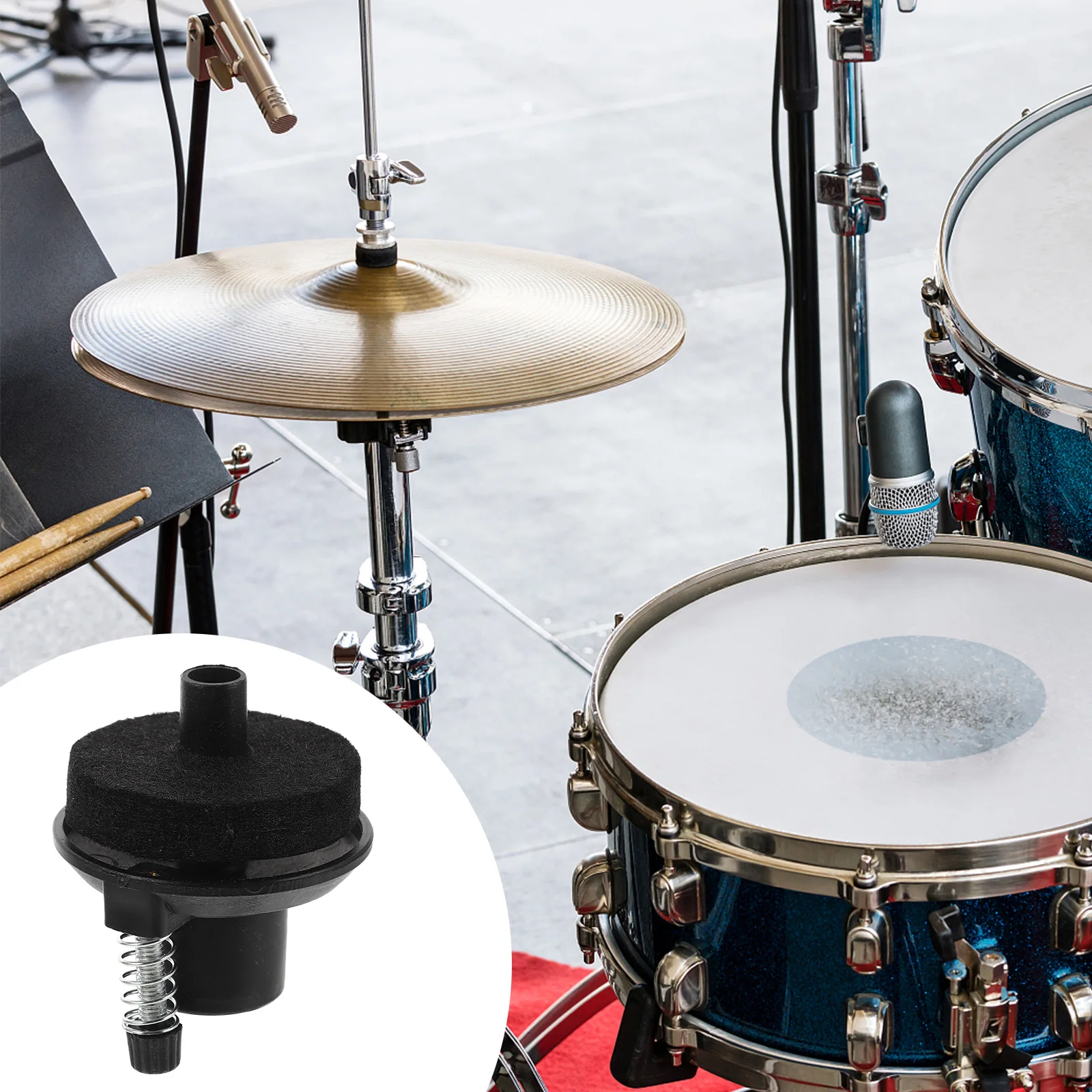 

Drum Kit Stand Bracket Mounting Hardware Felt Spacer Isolation 19Mm Tube Diameter Stable Support Floor Protection Hi Hat Tray