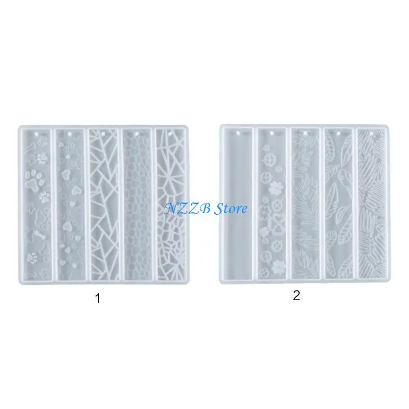 

T21F Resin Molds Rectangle Transparent Resin Molds Silicone Mold for DIY Art Crafts Jewelry Making Molds