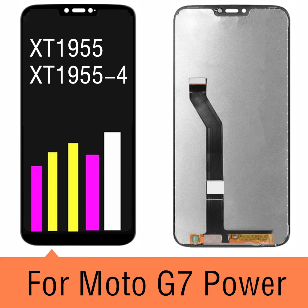 

For Motorola Moto G7 Power LCD Display Touch Screen Digitizer Assembly For Moto G7 Power XT1955 XT1955-4 LCD