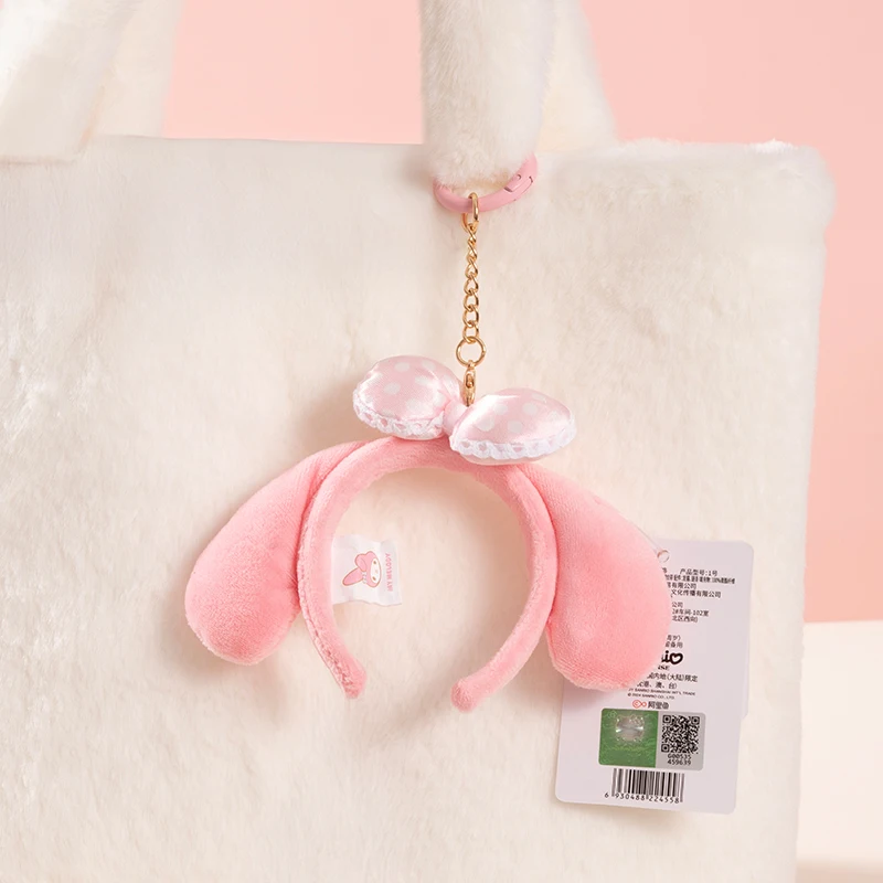 Sanrio Cherry Blossom Series Hello Kitty Melody Kuromi knuffel Cartoon & schattige pop sleutelhanger Kinderspeelgoed Rugzakhanger