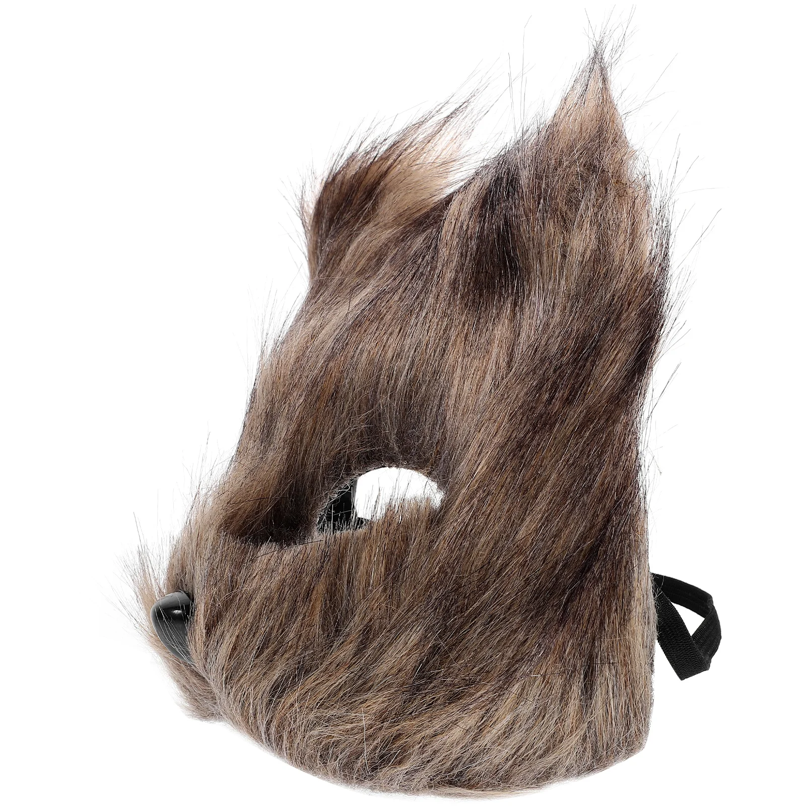 Masquerade Mask Faux Fur Tail Carnival Photo Booth Props Fox Party Masks Lovers Cat Cosplay