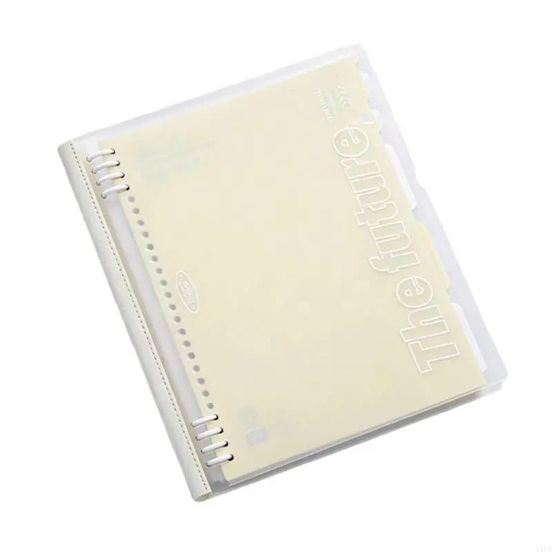  Loose-Leaf Notebook with 60 Sheets Ruled Paper, Softcover Writing Journal for Notes and Schedules Organization