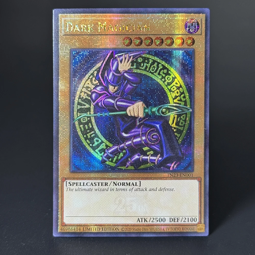 

ЮГО! Коллекционные карты Proxy, секрет четверти века, редкий QCScR, жестяное дуэльное покрытие для 25-летия, Heroes TN23-EN001, темный фокусник