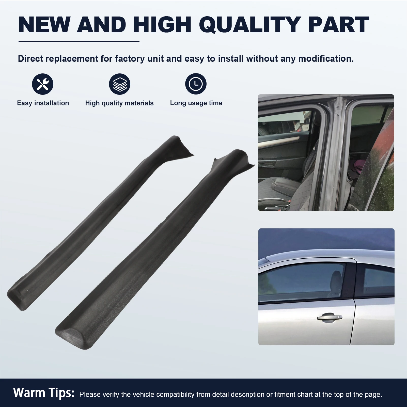 

Right/Left Robust Centre Column Cover 122783 13123710 for Vauxhall Astra H 13123711 122782 2004-2010