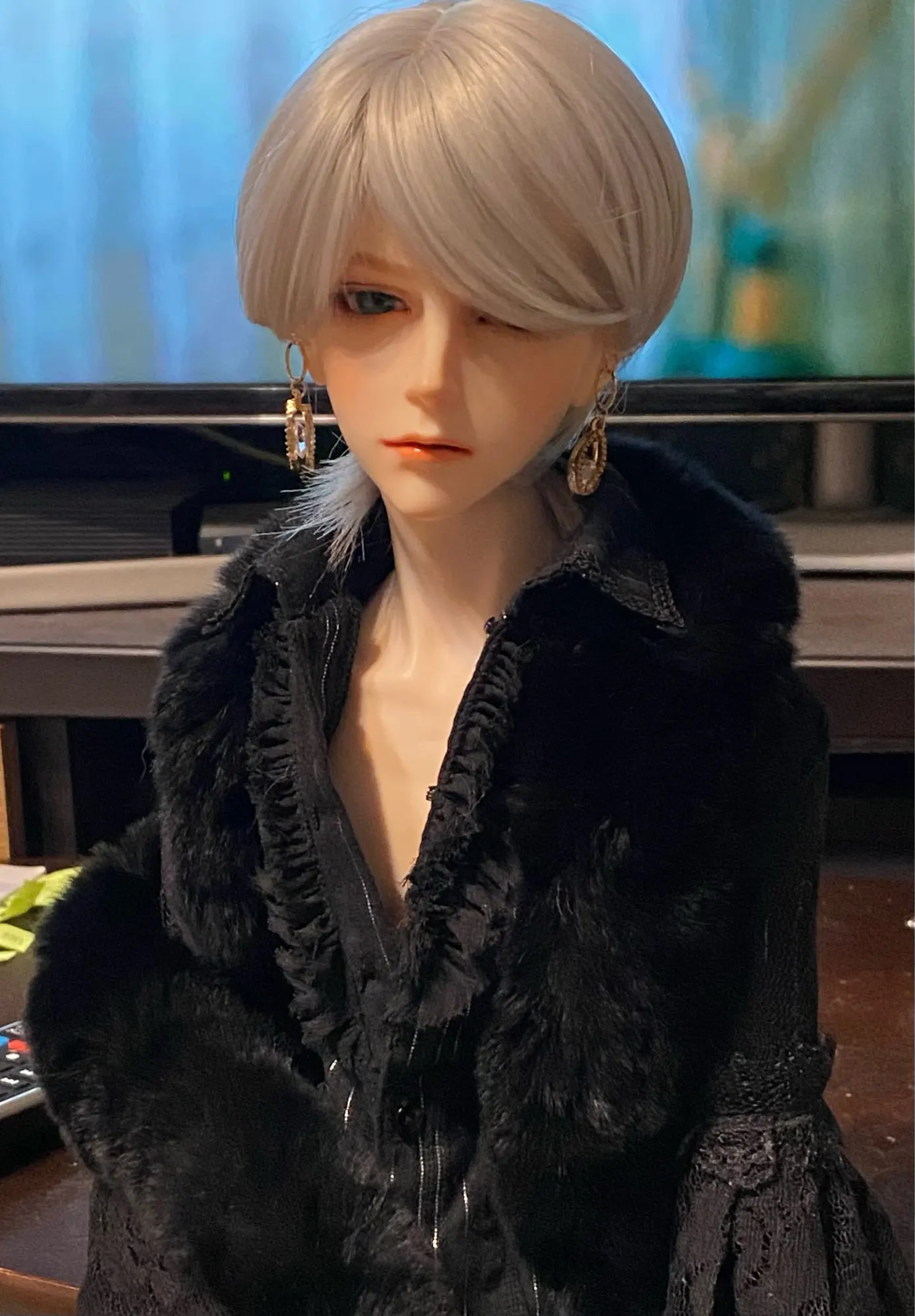 New luodoll 1/3 bjd/sd doll sezz toy 70cm Resin Handsome boy chao soo shadow eyes make up