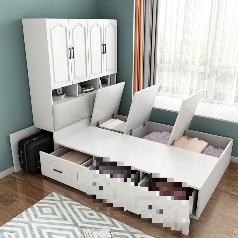 Tatami, Bettschrank, integriert, modern, schlicht, Metergarderobe