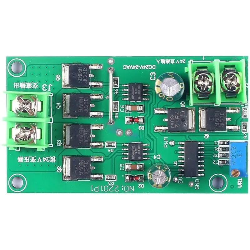 ABUG-Inverter Mainboard Full-Bridge 50Hz Bridge-Type(24V DC To AC Module) 24V Pan-Tilt Motor Driver