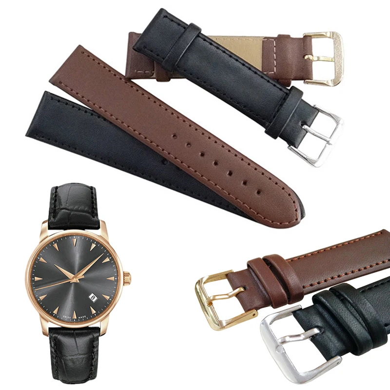 Quick Release Leather Watchbands 18mm 20mm 22mm 24mm Casual Belt Smart Watch Strap Soft Matte Bracelet Wrist Watch Band