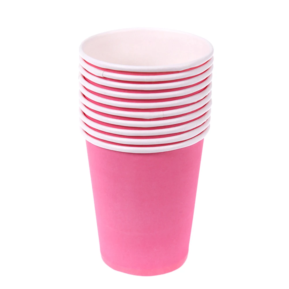 

100 Pcs Colored Paper Cups Handcraft Supplies DIY Disposable Kids' Materials Party