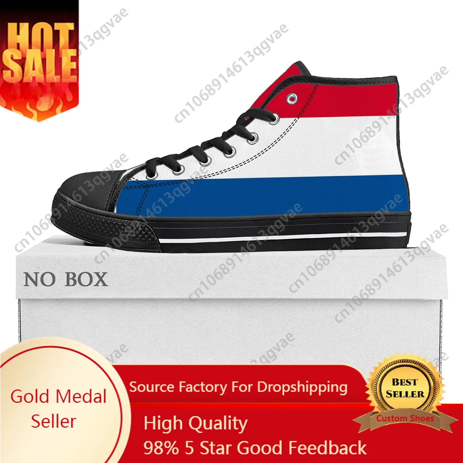 

Dutch Flag High Top High Quality Sneakers Mens Womens Teenager Canvas Sneaker Netherlands Casual Couple Shoes Custom Shoe