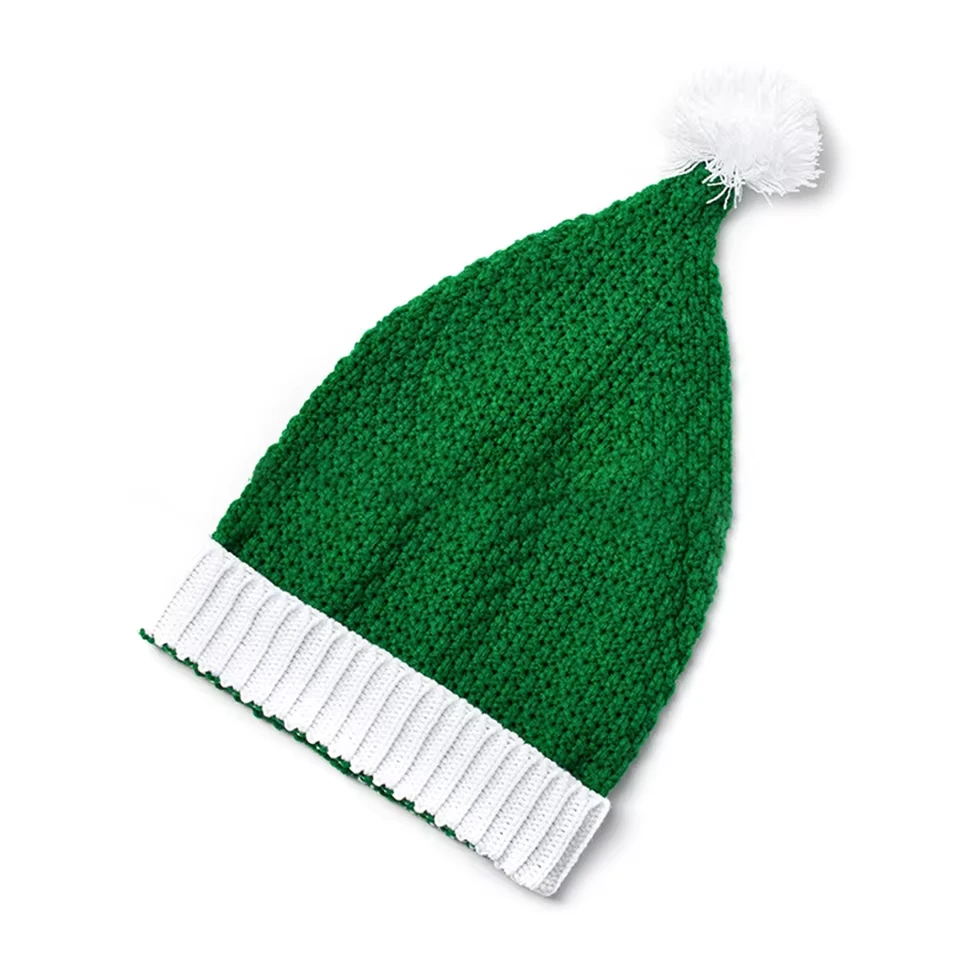 

Christmas Knitted Hats Adults Christmas Slouchy Hats Santa Hat Bulk Santa Knit Crochet Cap Winter Hats Big Men