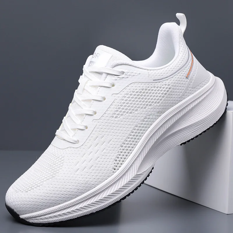 Men's shoes new versatile sports summer fly-woven breathable men's thin lightweight casual soft-soled dad