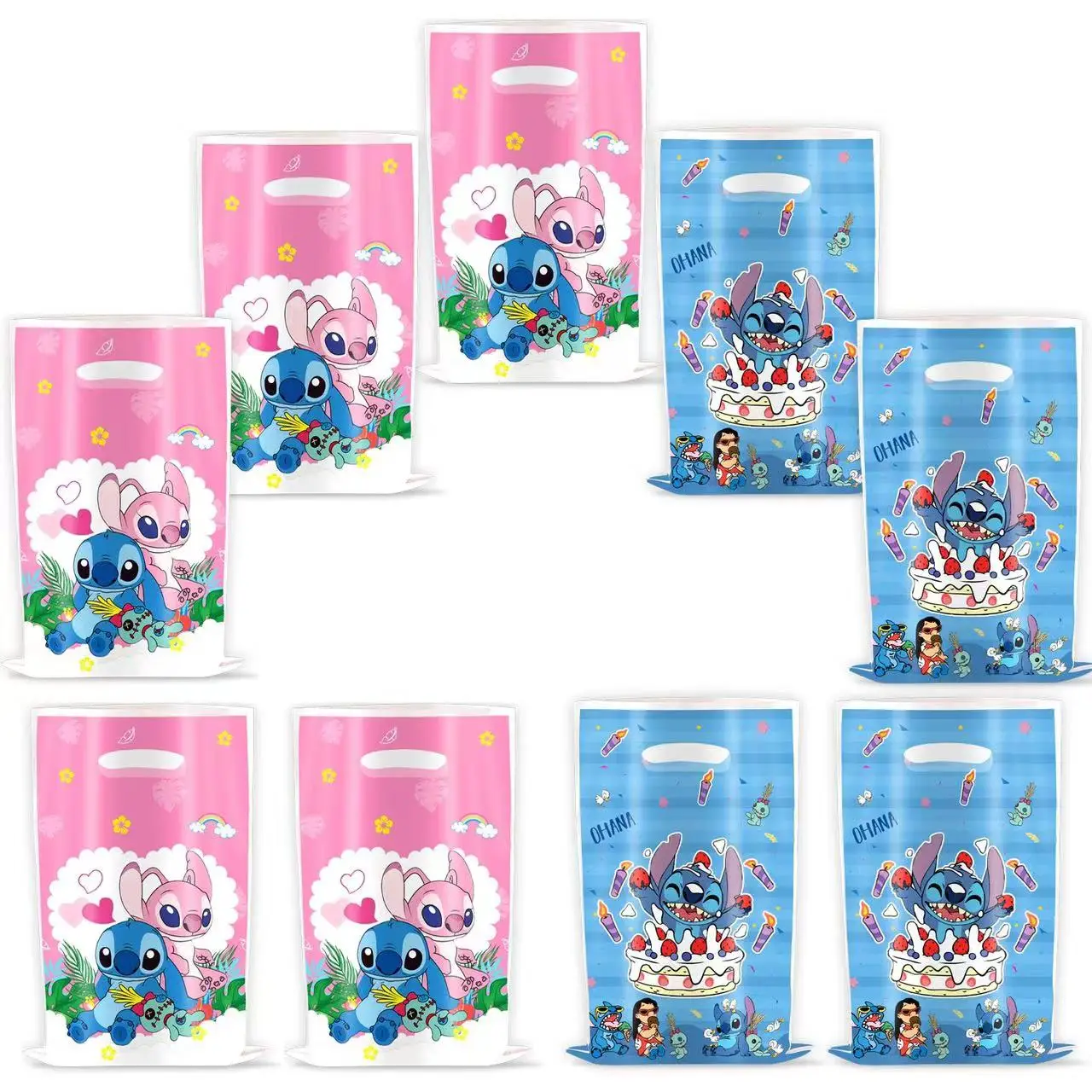 Disney Stitch Birthday Party Gift Bags Candy Bags Goody Bags Lilo & Stitch Birthday Party Supplies