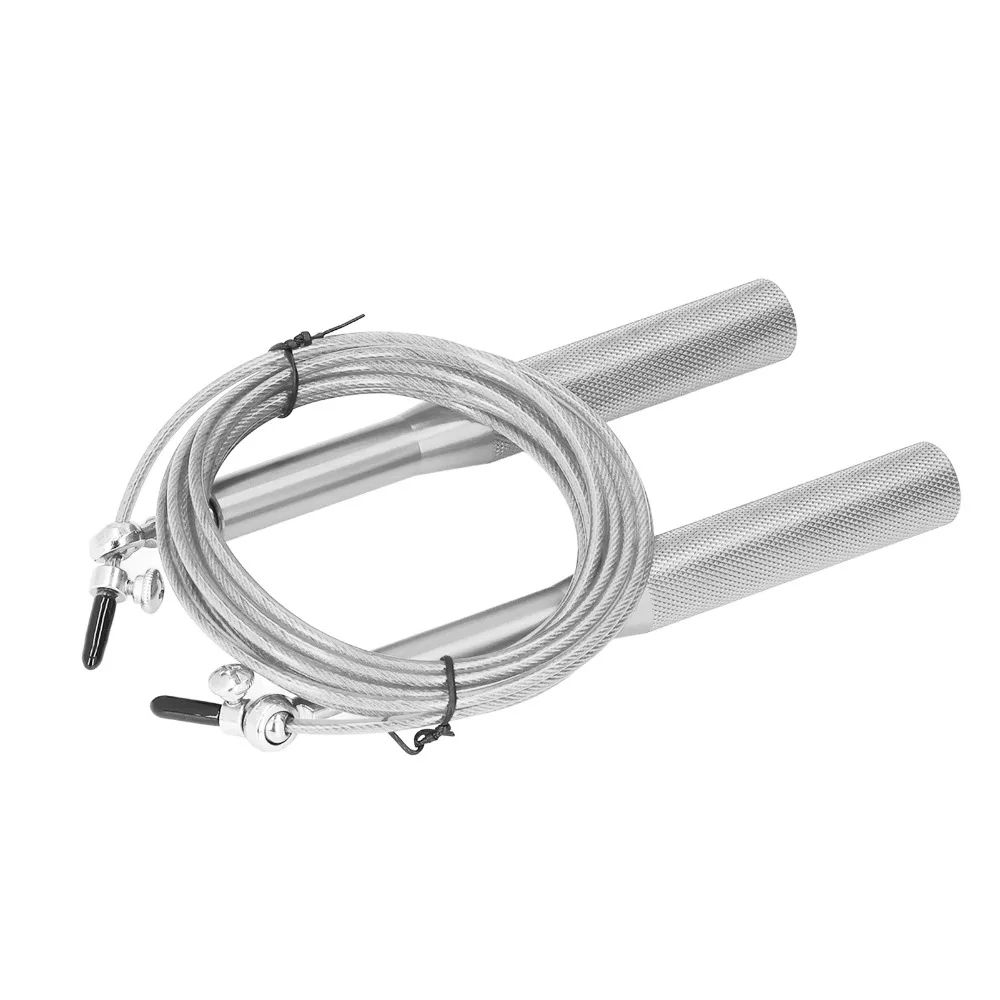 Blue, Silver, Gold, Red Aluminum Alloy Speed Jump Rope Aluminum Alloy Length 3 Meters Universal Swivel Bearing Rope