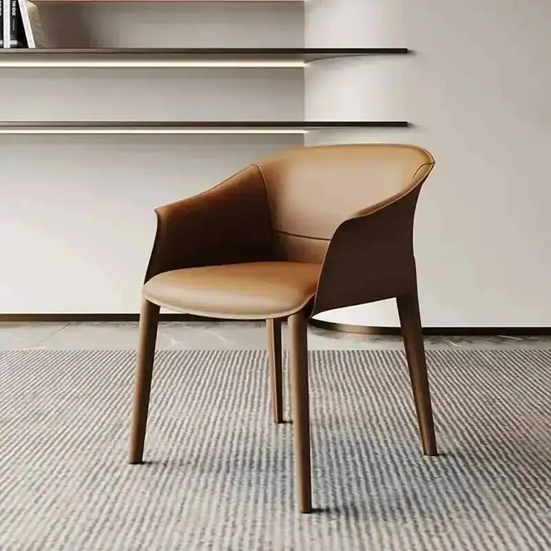 Upholstered Comfortable Dining Beautiful Luxury Chairs Modern Outdoor Dining Chairs Trendy European Chaise Design Home Furniture