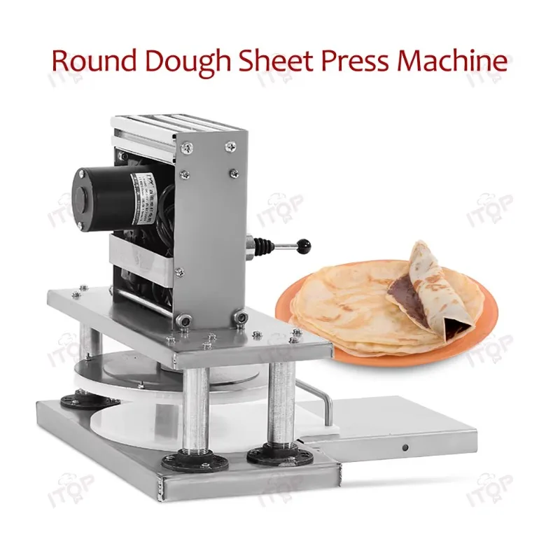 High Efficiency Manual Roti Chapati Press  Easy Operation Flat Bread Dough Forming Equipment for Bakery
