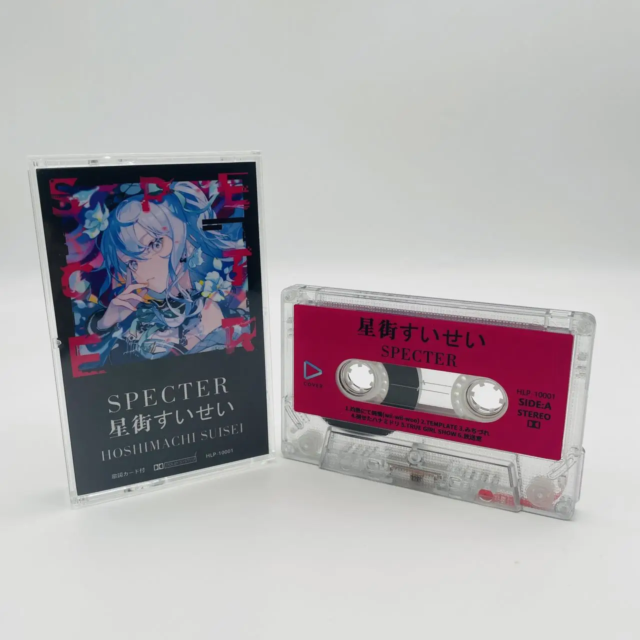 

Pop Hoshimati Suisei Music Tape Specter Album Damn Good Day Cassettes Cosplay Walkman Car Recorder Soundtracks Box Party Music