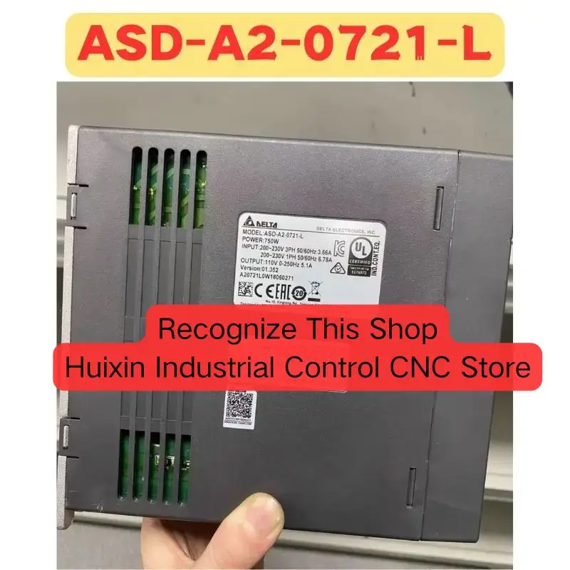 

Б/у Сервопривод ASD-A2-0721-L ASD A2 0721 L Нормальная функция Протестировано ОК Ускоренная доставка