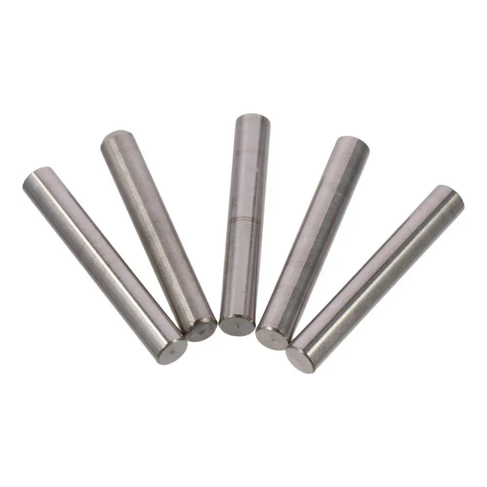 25Pcs Smooth M6 Dowel Pin 12/14/16/18/20/25/30/35/40mm 304 Stainless Steel Cylindrical Pins Silver Tone Fasten Elements