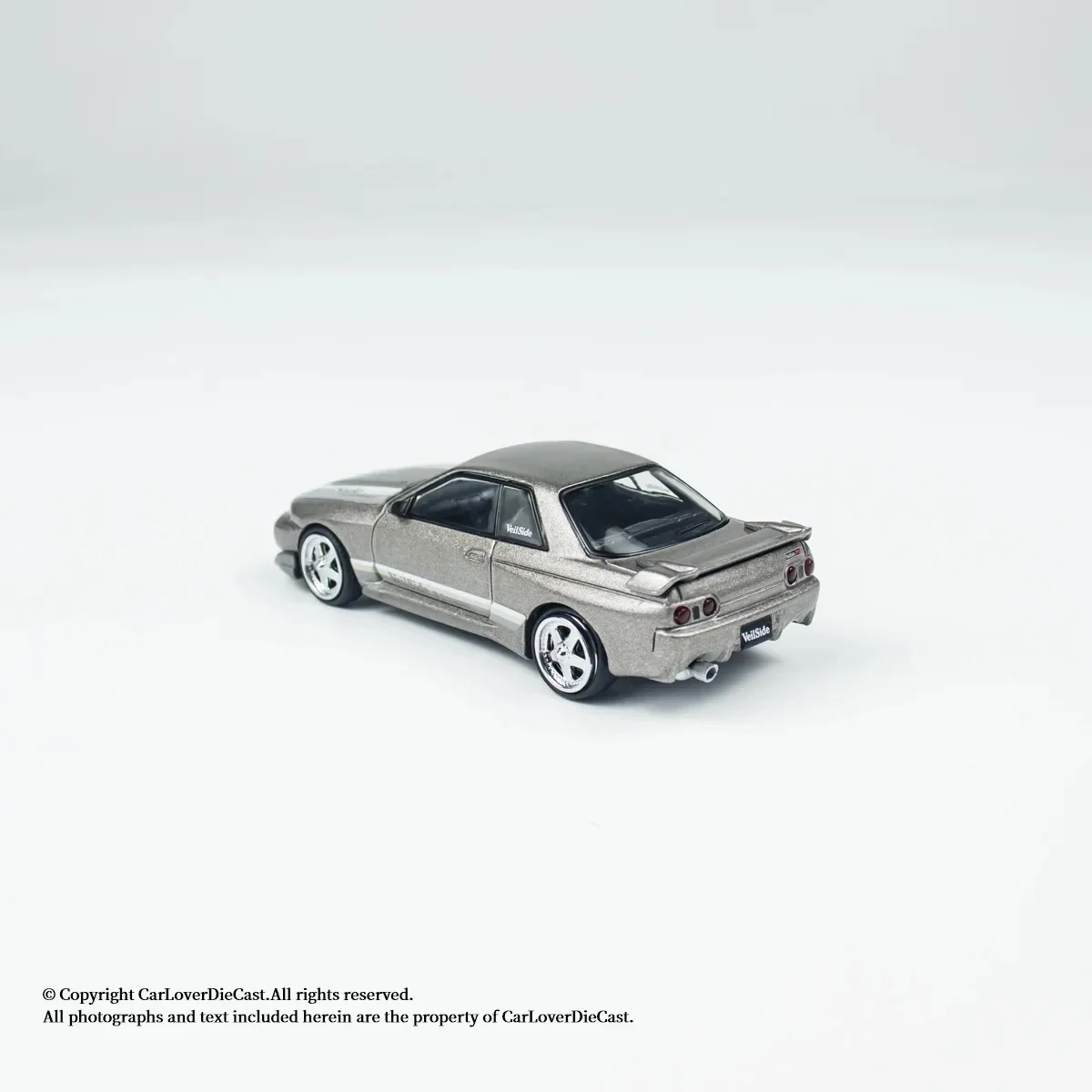 Em estoque minigt 971 1:64 nissan skyline GT-R r32 véu de combate C-I véu combate cinza diecast diorama modelo coleção brinquedos