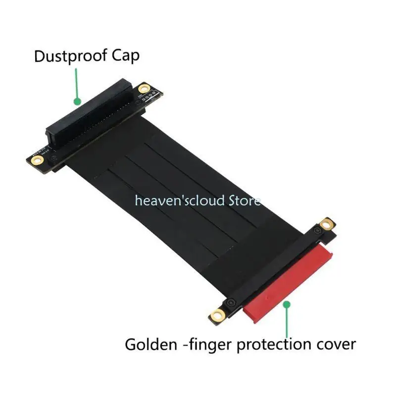 

Y88B Riser Connector Cable Riser Card PCI-E 8X Flexible Cable Extension Adapter 90°