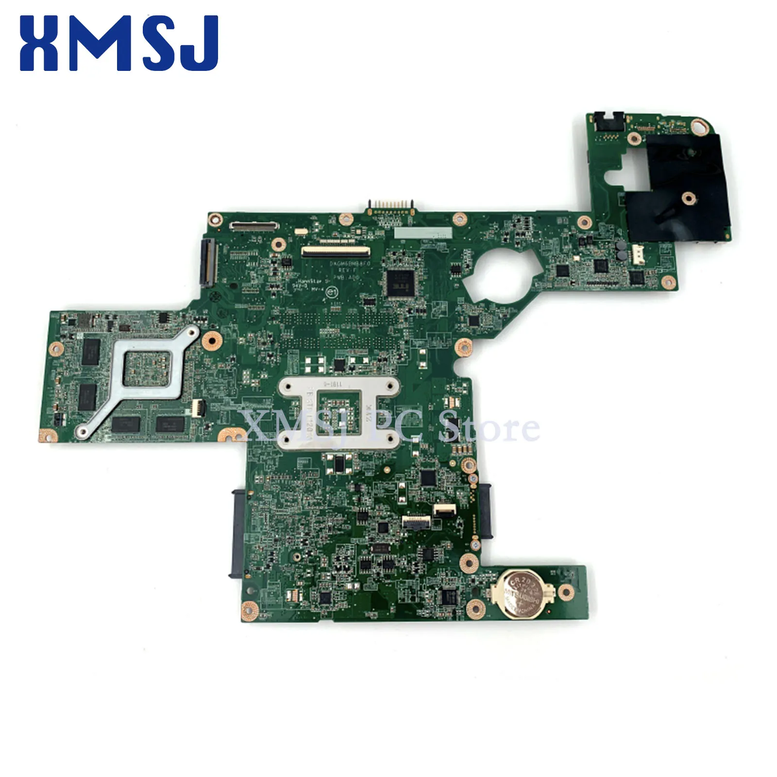 XMSJ For Dell XPS 15 L501X DAGM6BMB8F0 CN-0C9RHD 0C9RHD C9RHD Laptop Motherboard HM57 DDR3 GT420M GPU Main Board Free CPU