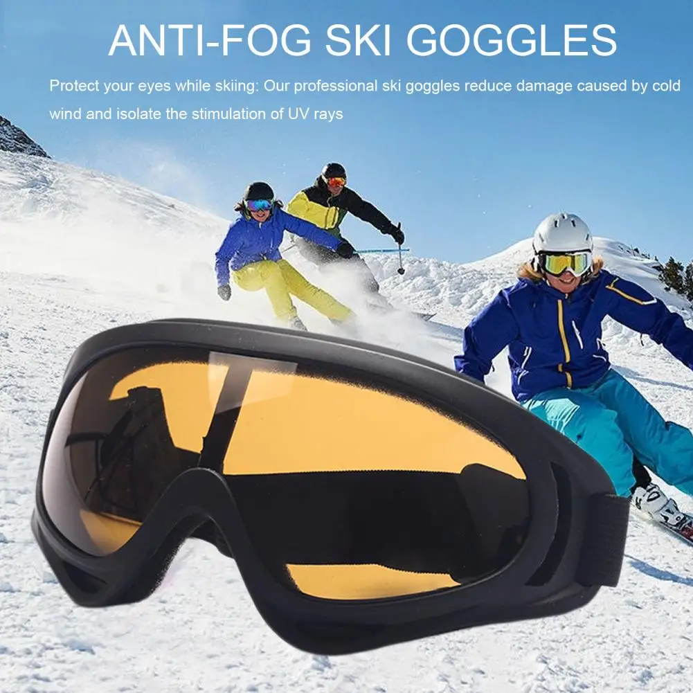 Skibril Anti Fog Uv Bescherming Winddichte Snowboardbril Voor Mannen Vrouwen Fietsbril Motorfietsen Bergbril