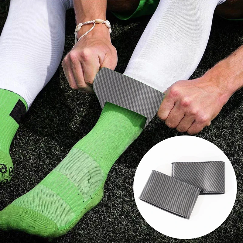 2 Pcs Soccer Shin Guard Straps Silicones Shin Pad Holder Practical Shin Pad Banding for Football Running Cycling Sports