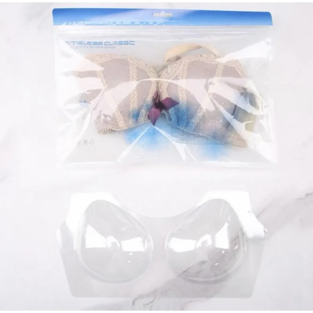 30 Stück Transparente Kunststoff-Blister-BH-Einlagen, Anti-Verformungs-Stütze für Bademode & Unterwäsche – Detail 6