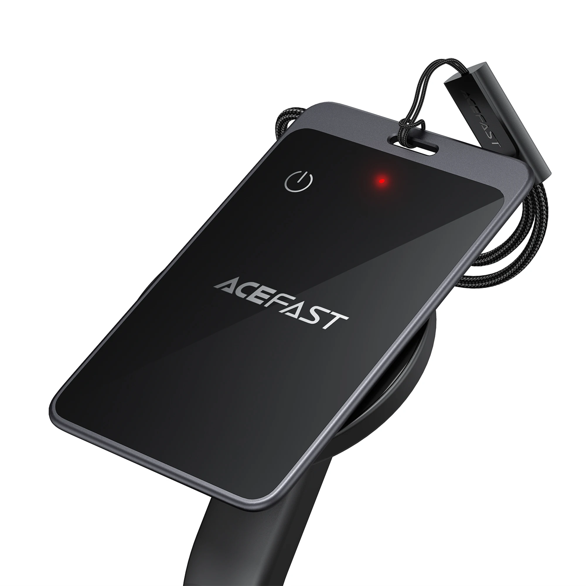 جهاز ACEFAST للبطاقات الذكية لأجهزة Apple Find My Anti Lost جهاز بلوتوث لتحديد المواقع لأمتعة الحيوانات الأليفة GPS مكتشف الشحن اللاسلكي