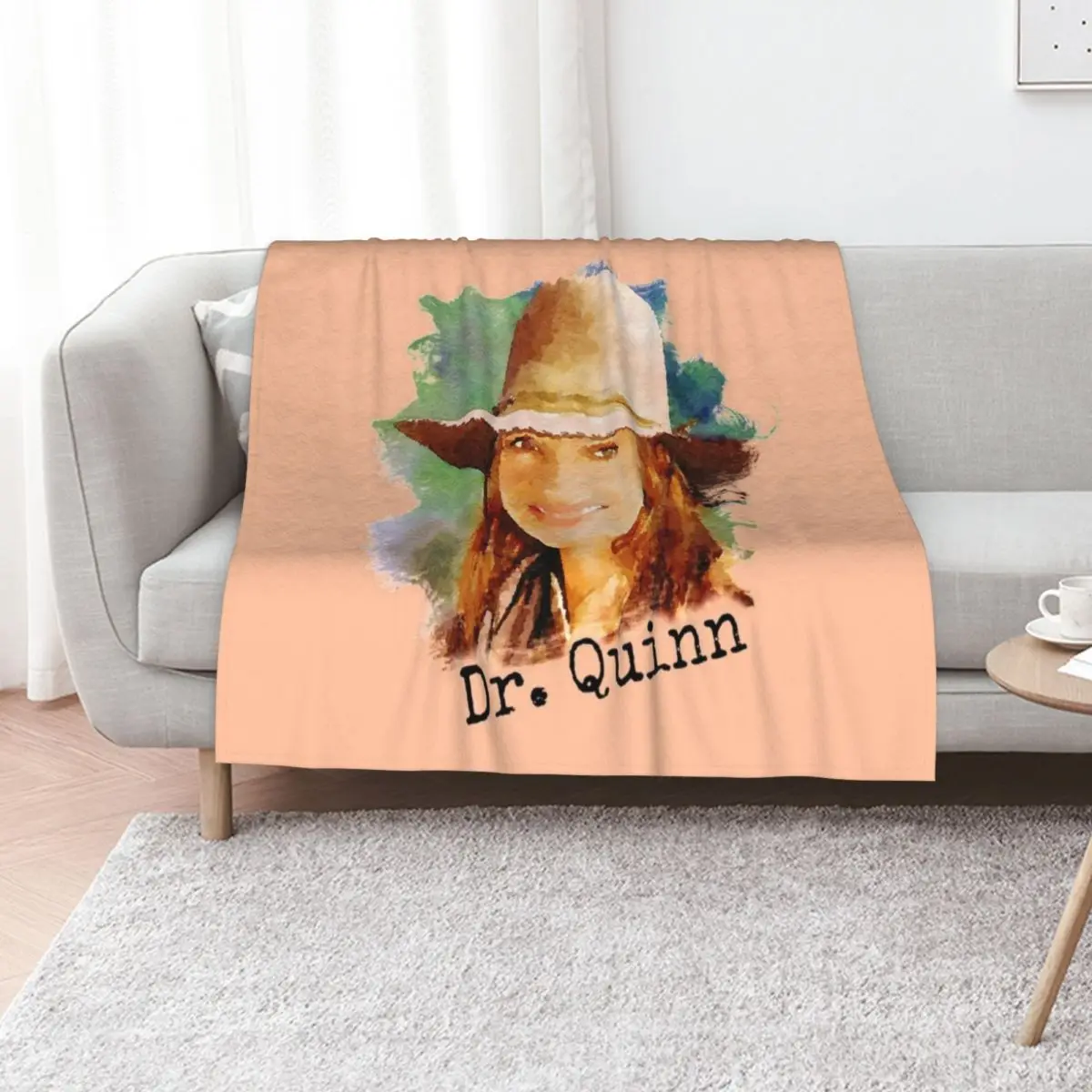 Dr. Quinn Medicine Woman Throw Blanket Stuffeds Bed Fashionable manga Weighted Thin Hairys Blankets