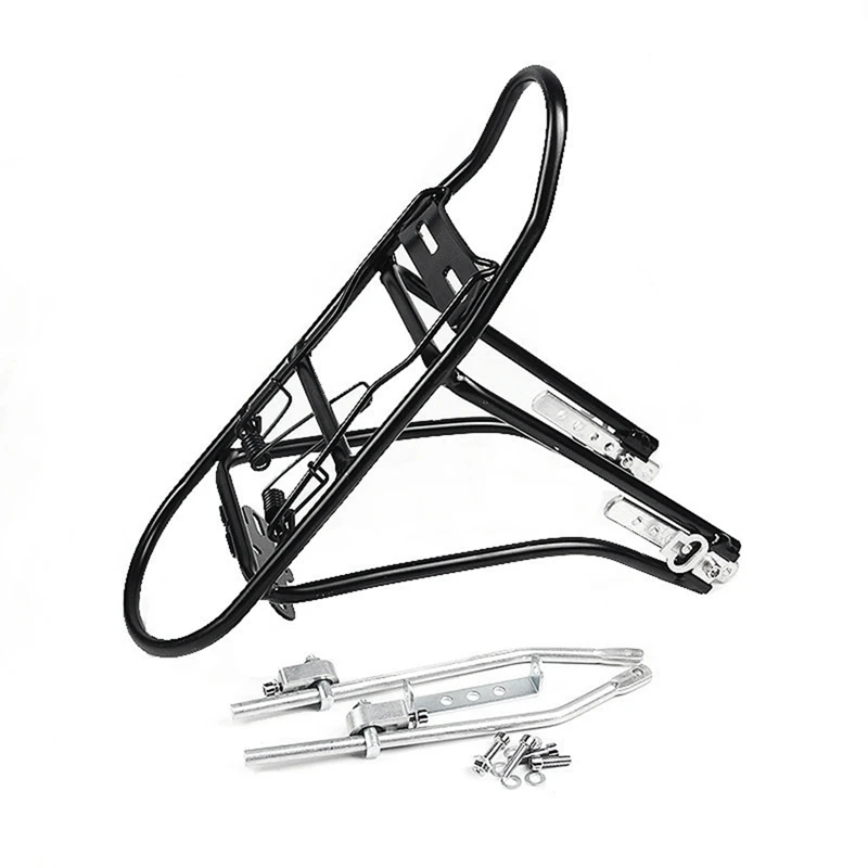 2 قطعة 20 بوصة للطي الدراجة الخلفية رفوف سبائك الألومنيوم الرف الخلفي للطي دراجة الرف الخلفي أجزاء