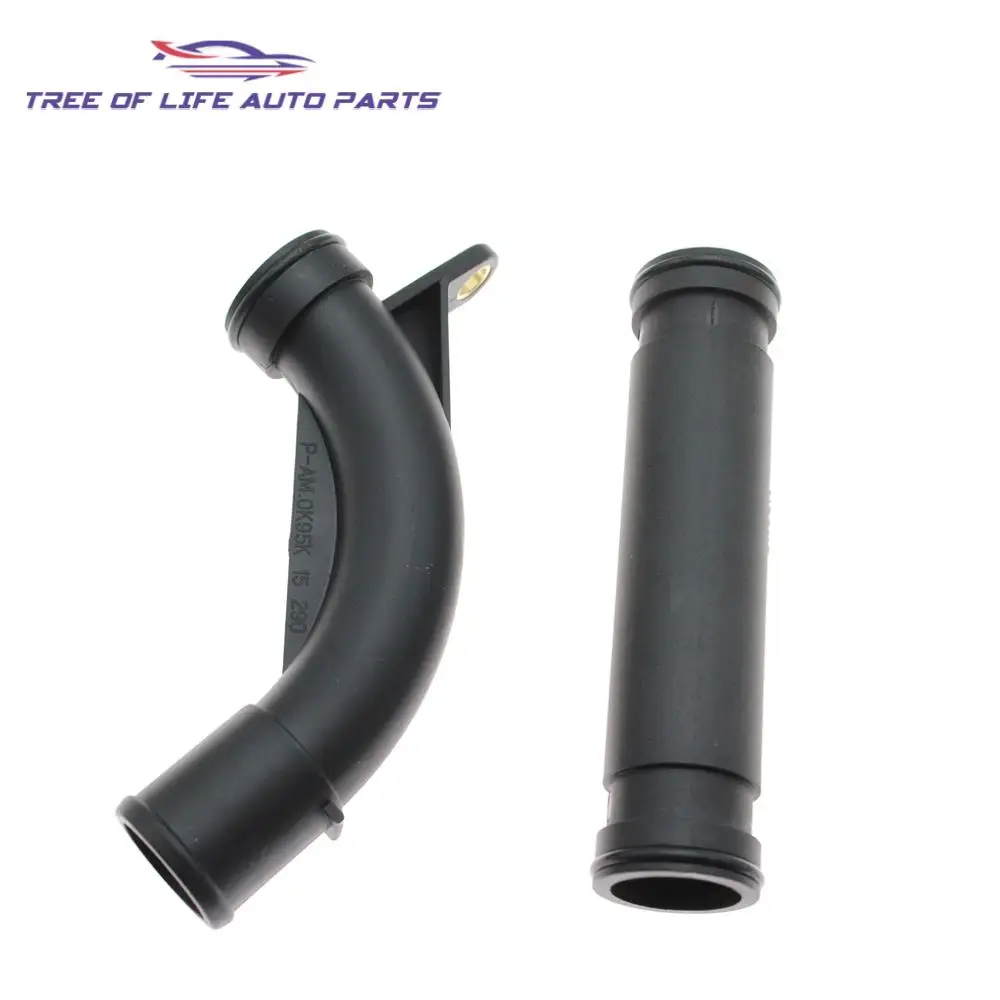 Coolant Thermostat Water Outlet&Intlet Pipe For Kia Carnival 2.5L 2000-2005 Sedona 0K95K15290A 0K9BV15280A 0K95K15290 0K9BV15280