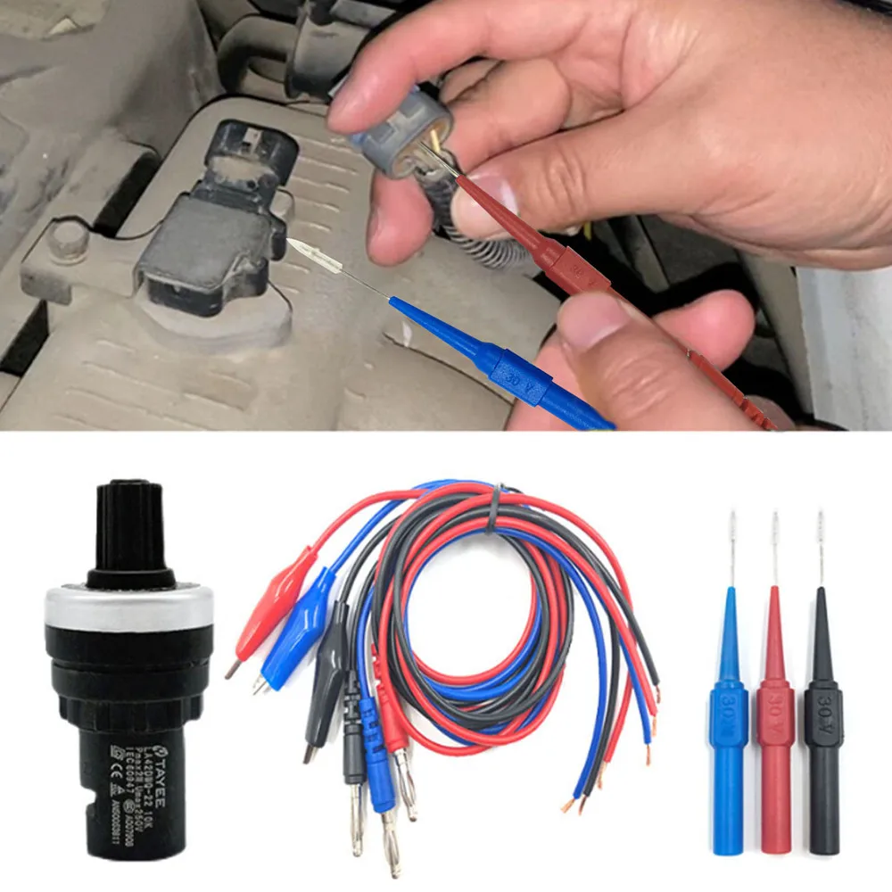 Car Circuit Tester Sensor 12V Signal Resistance Simulator Fuel Diagnostic Tool Auto Analog Generator Resistance Sensor