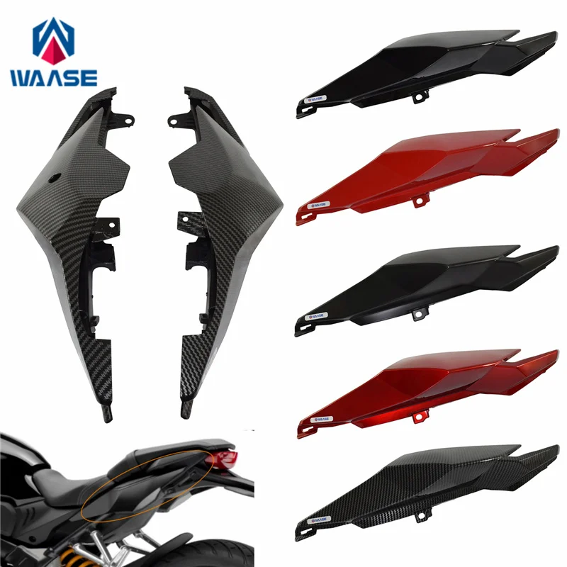 WAASE Left & Right Rear Passenger Seat Cowl Side Panel Fairing Cover For Honda CB650R CBR650R CB CBR 650 R 2021 2022 2023