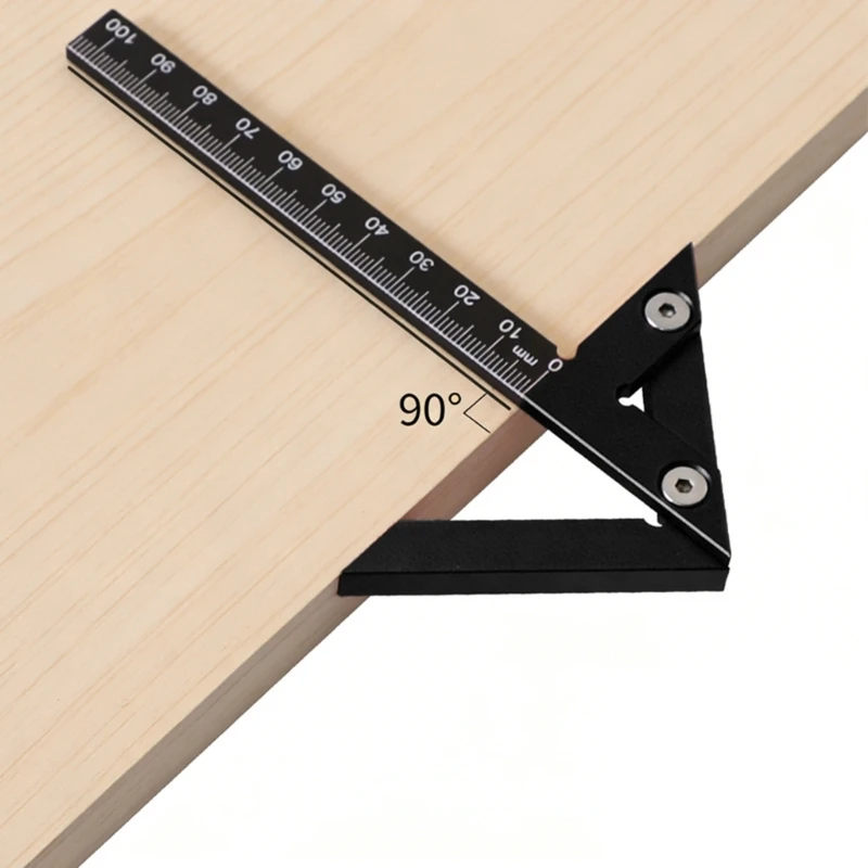 652F Professional Grade Aluminum Rulers With British Unit Measuring Scale Suitable For Drafting And Technical Drawing