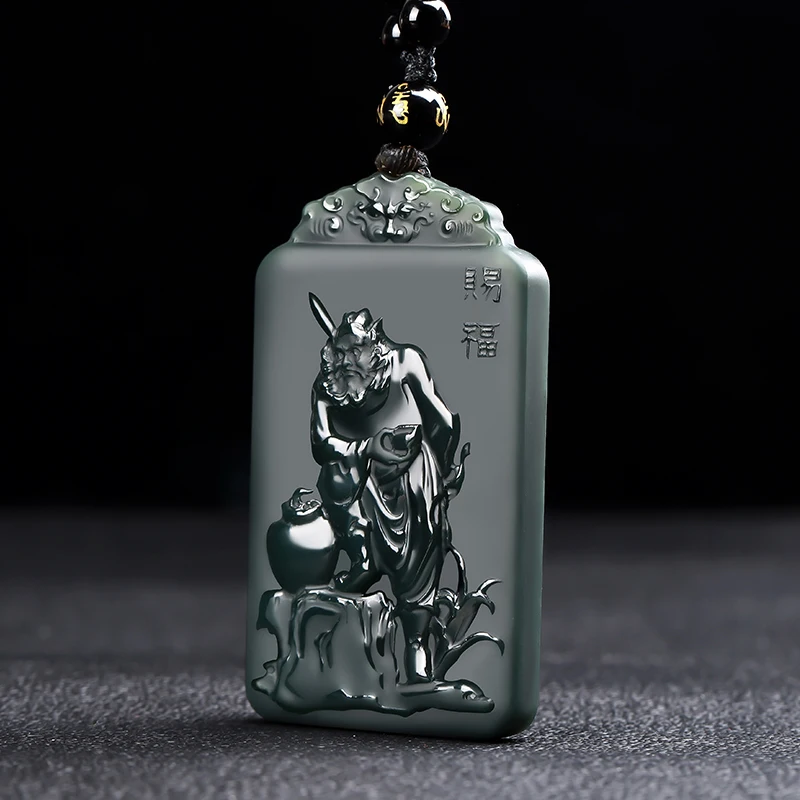 

Hetian jade Zhong Kui jade pendant genuine Xinjiang sapphire Zhong Kui blessing men and wome