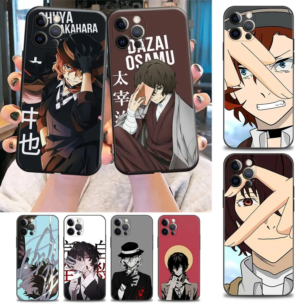 Anime Bungou Stray Dogs Dazai Osamu Funda Capa Phone Case for iPhone Apple 11 12 13 14 7 8 SE XR X XS 6s Pro Plus Max Coque Case