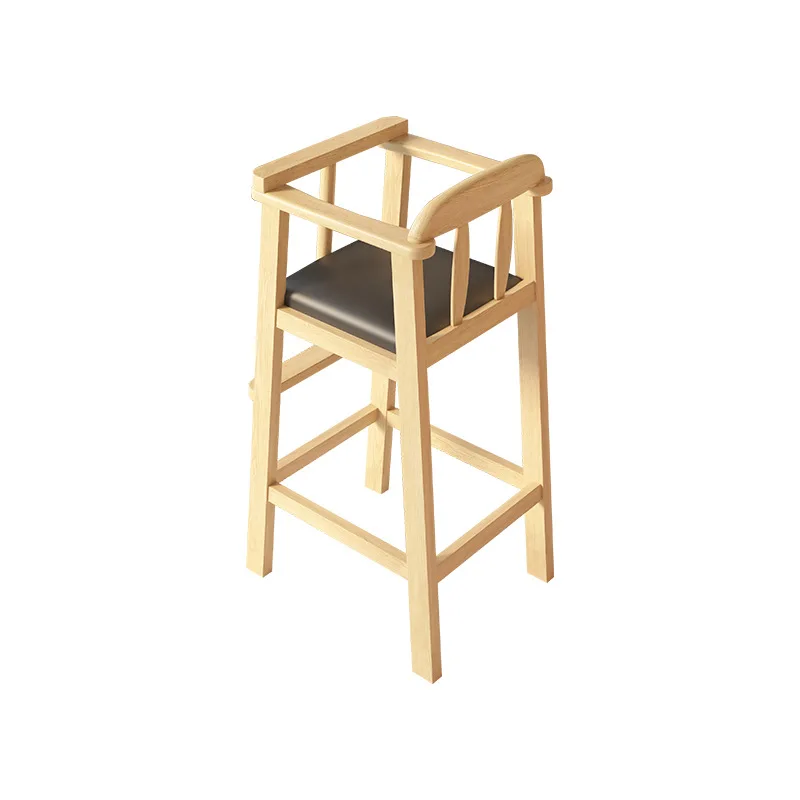 Solid wood installation-free children's baby dining chair multi