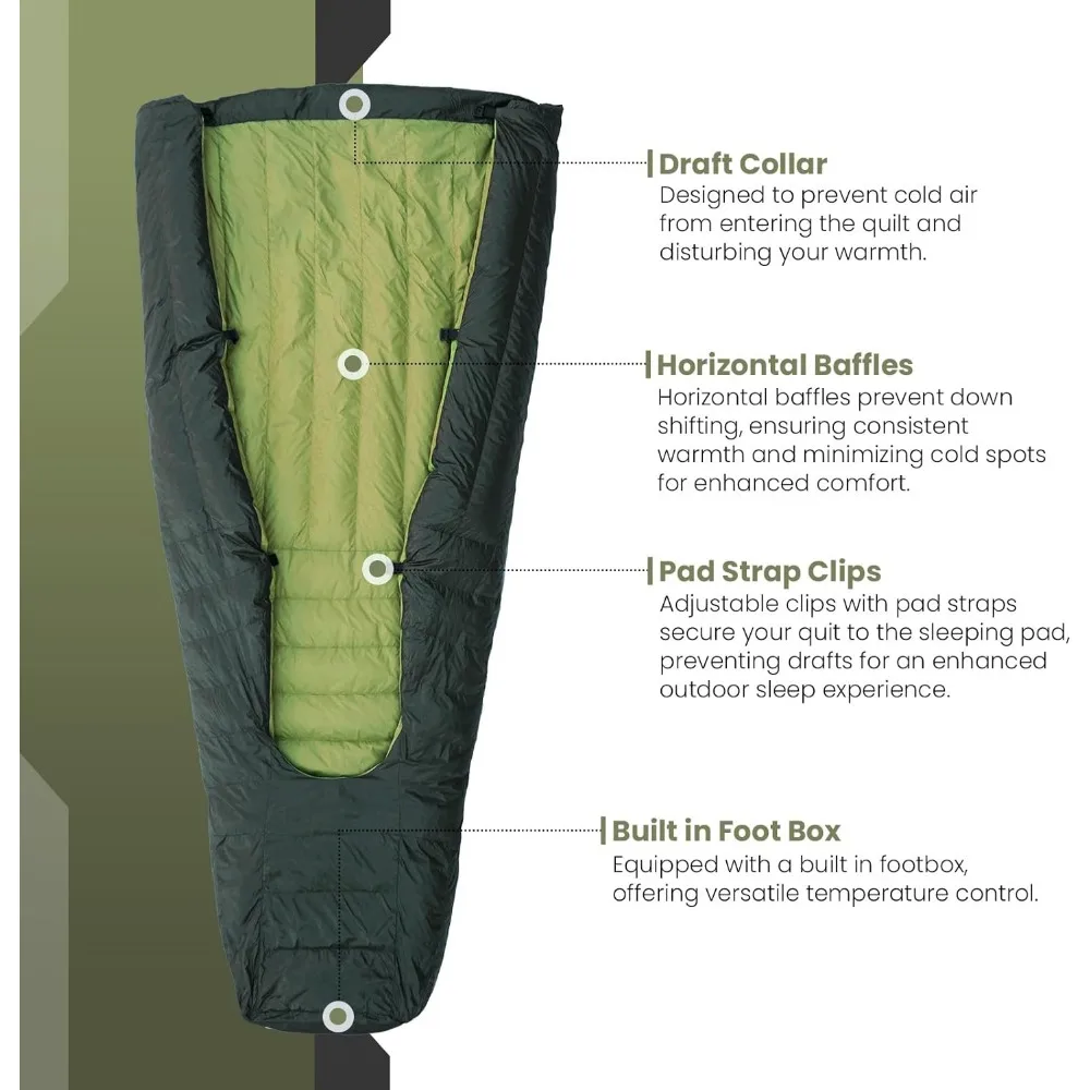 Ultralight Down Quilt Sleeping Bag 5