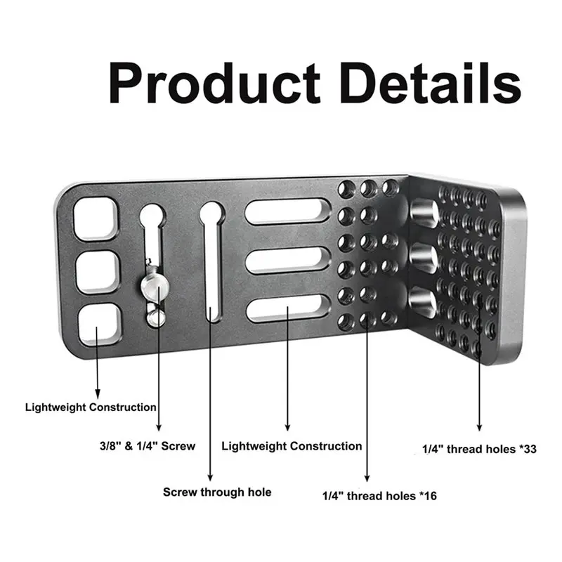 A24U Camera L Bracket,Vertical Horizontal Switch Quick Plate