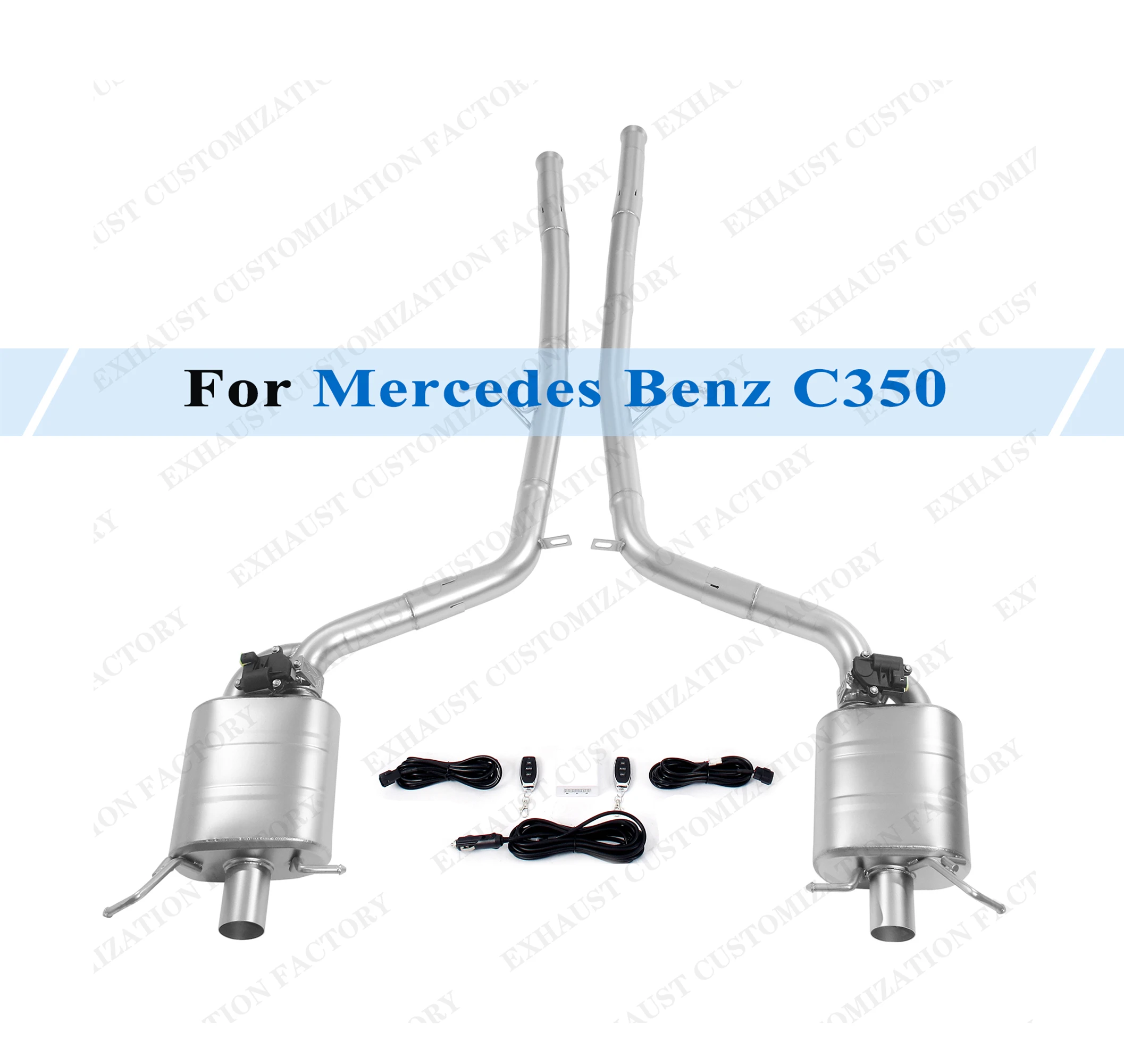 

Для Mercedes Benz C350 W204 3,5L Performance Catback выхлопная система электрический клапан дистанционного управления настраиваемый