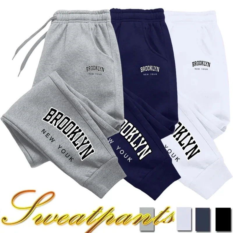 

Brooklyn Printed Jogging Pants Sports Pants Fitness Running Trousers Sports Style Sweatpants Pants Men Tracksuit Pants 2025