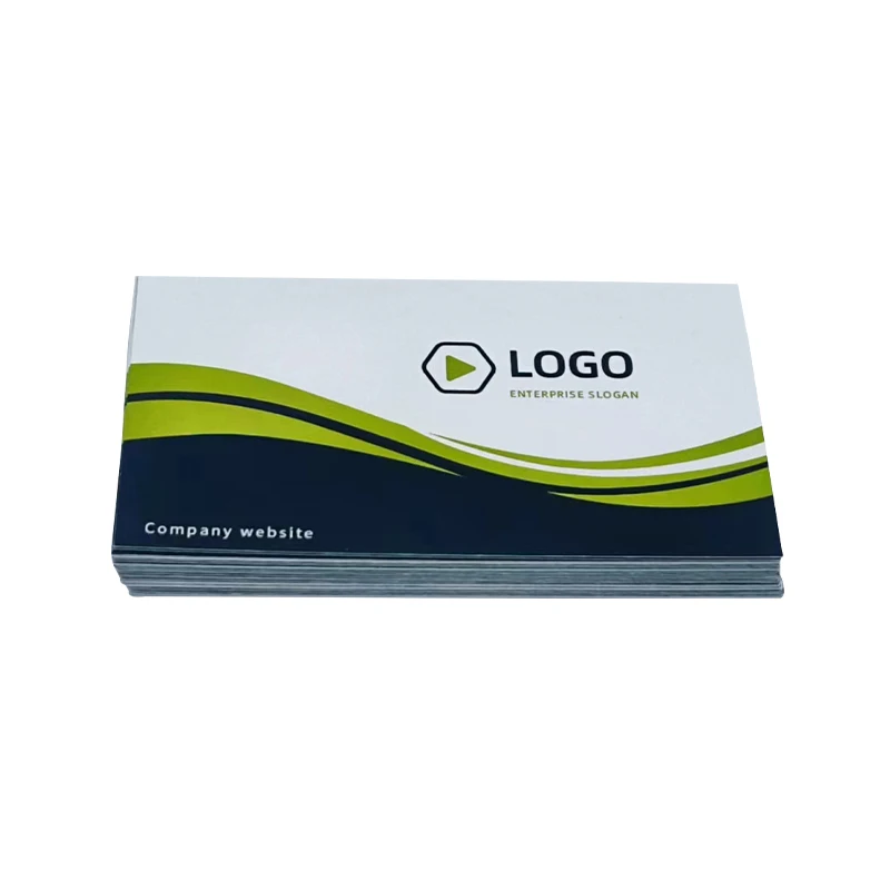 FreePrinting 100pc/200pc/500pc/1000pcs Paper Business Card 300gsm paper cards with Custom logo printing Membership Card 90*54mm