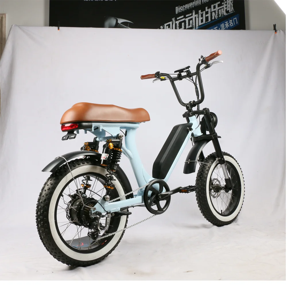 Chinese Factory 7 Speed Gear Shift Bike Electric 20*4.0 Tire Electric Bike CE Approved Ebike Electric Bike
