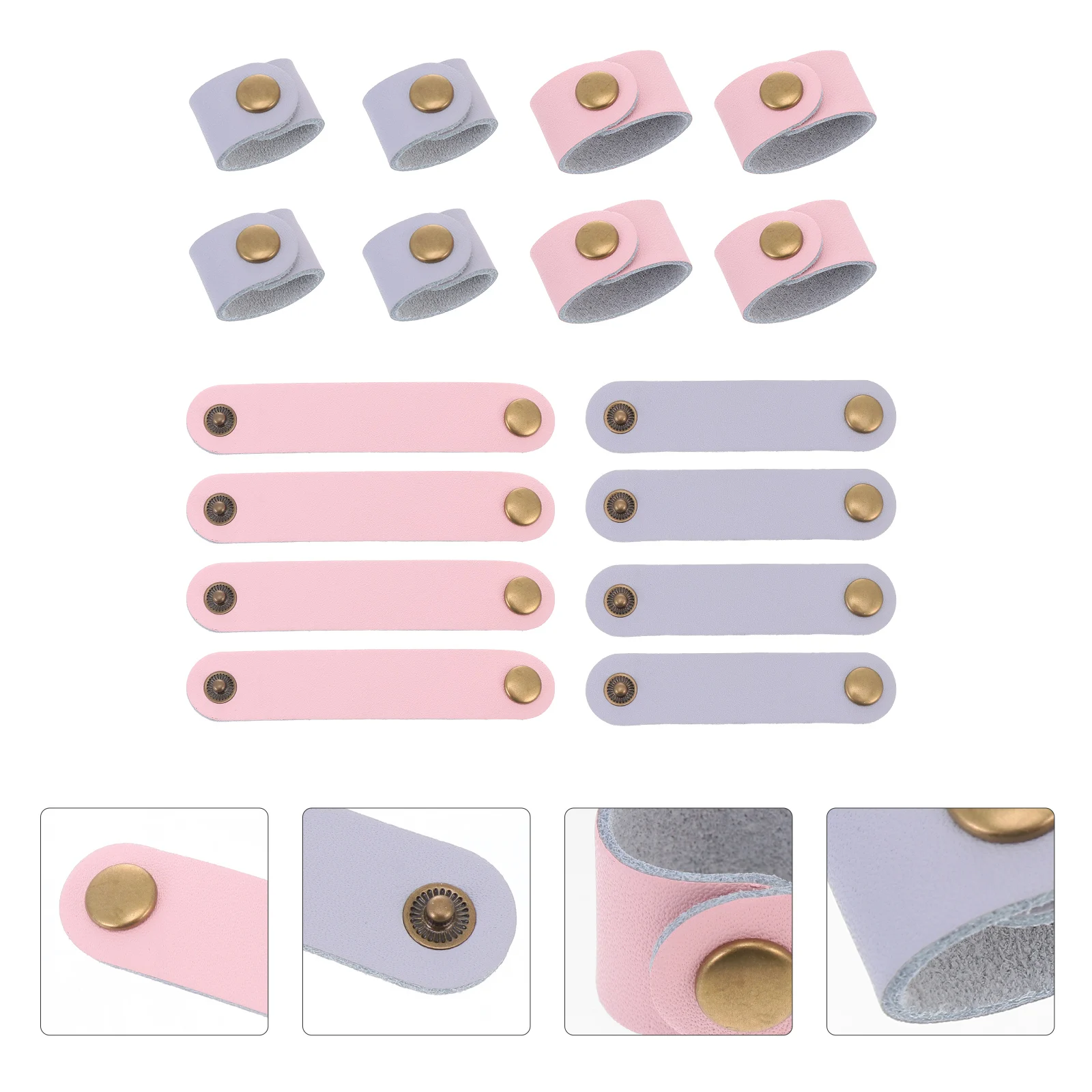 

16pcs Cable Wrappers Durable Wire Organizers Random Color Desktop Cord Management Data Line Organizers Earphone Cable